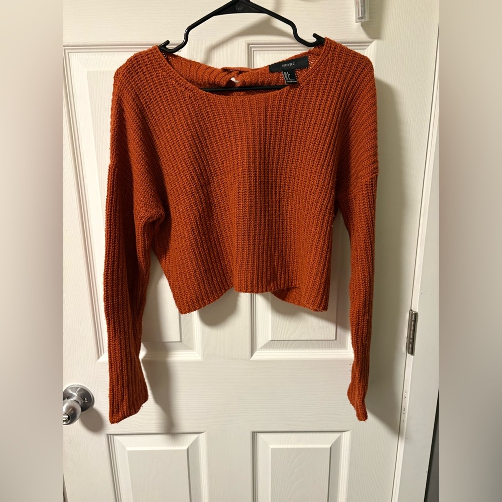 Forever 21 Rust Knit Sweater